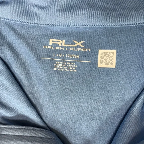 NWT RLX Ralph Lauren Quarter Zip Jersey Pullover (B-1) - Picture 12 of 16